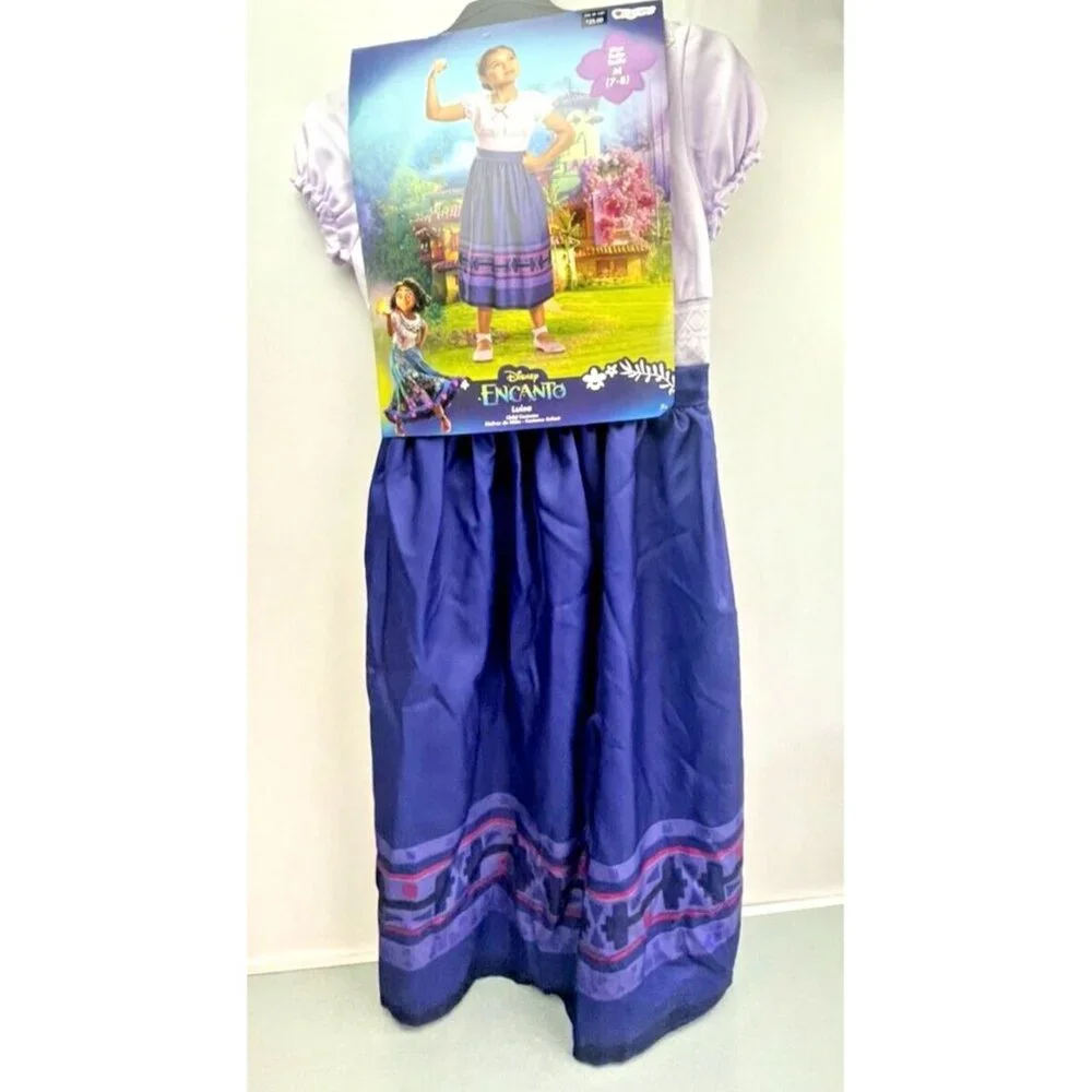 Disney ENCANTO Luisa Child Costume Dress  Size M 7-8